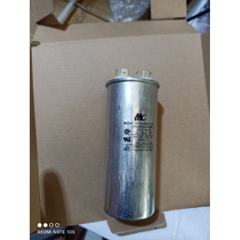 CAPACITOR AC 40+2 MC