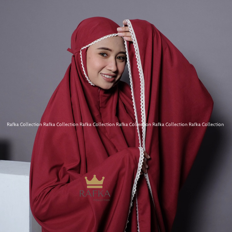 MUKENA DEWASA TRAVELING AZZURA 2IN1 KATUN PREMIUM