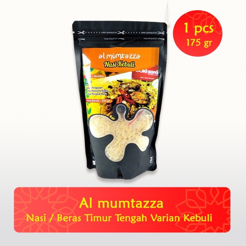 

Al Mumtazza Nasi Kebuli Instant Beras Basmati Lengkap dgn Bumbu