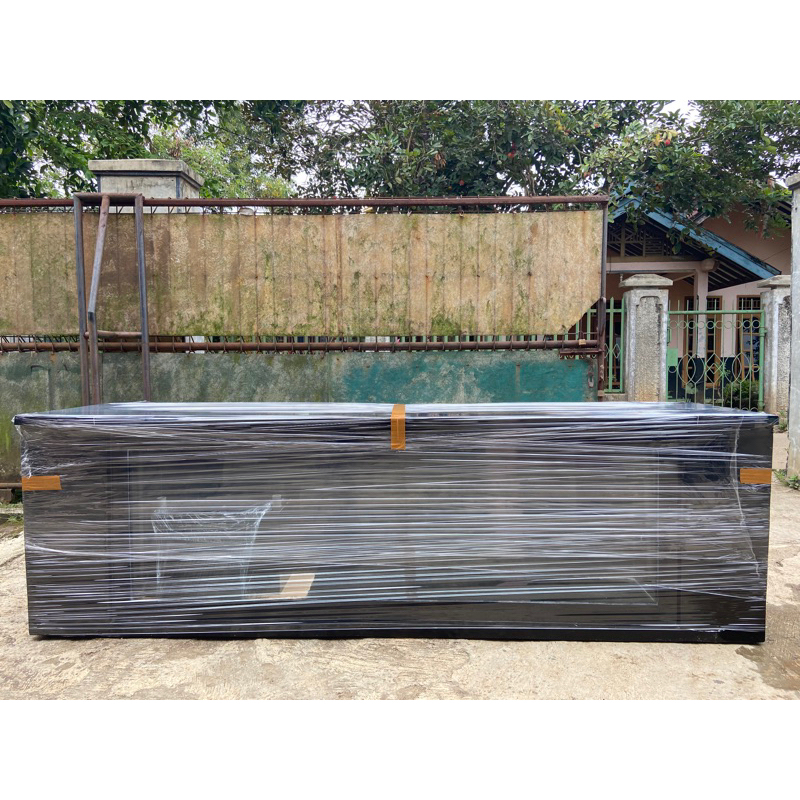 Bak ikan fiberglass ukuran 200x100x50 plus kaca 12mm