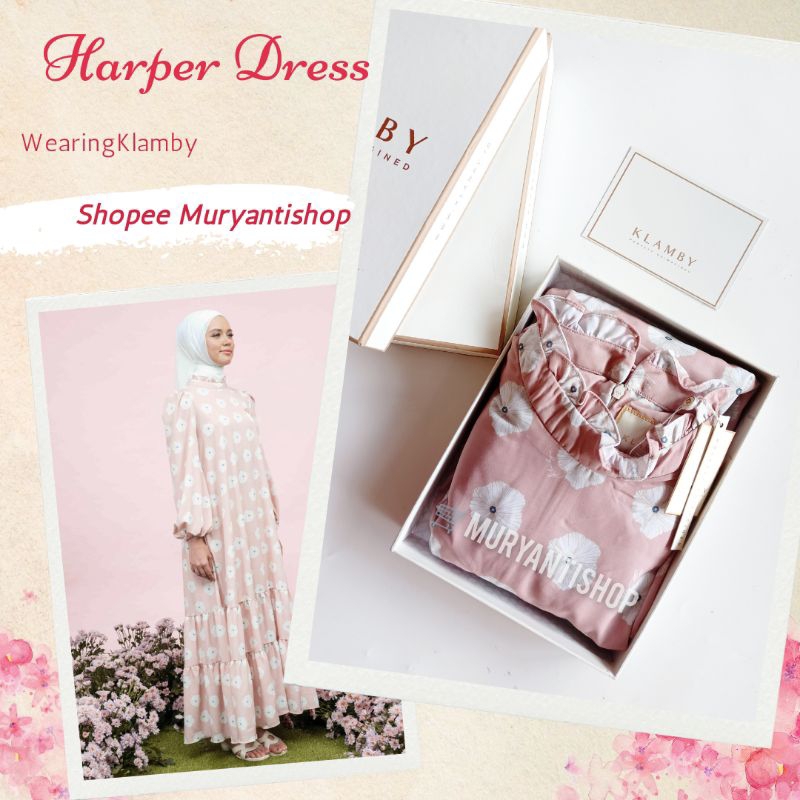 𝐒𝐚𝐥𝐞 𝐖𝐞𝐚𝐫𝐢𝐧𝐠𝐤𝐥𝐚𝐦𝐛𝐲 KLAMBY || Ruby Dress Classic Blue ,Primrose Dress Harper Dress
 WEARINGKLAMBY