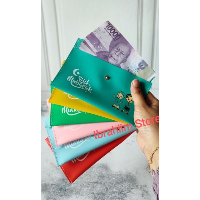 (ISI 12 PCS) DOMPET LEBARAN IDUL FITRI UKURAN BESAR BAHAN CCI / DOMPET UANG KERTAS ANGPAO LEBARAN IDUL FITRI MURAH