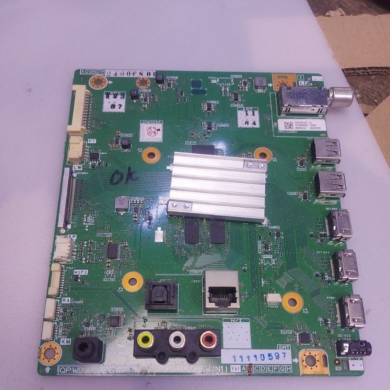 MB MAINBOARD MOTHERBOARD TV SHARP 4T C60BK1X 60BK1X 60BK1 X
