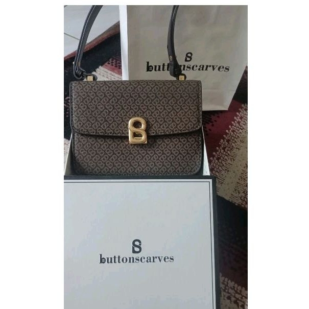 audrey canvas bag buttonscarves