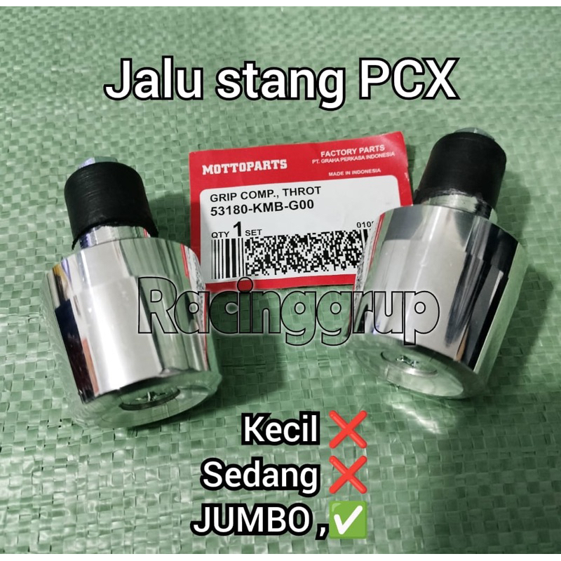 Jalu bandul stang universal pcx warna chrome harga sepasang