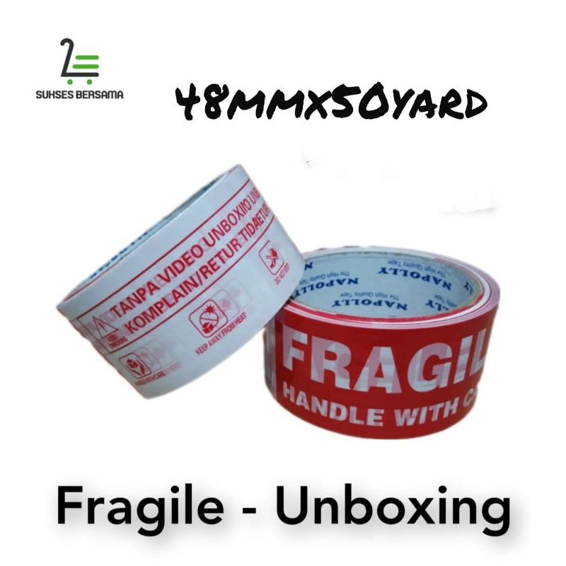 

Lakban Fragile 48mmX50 Yard /48x100 Yard/Lakban Unboxing