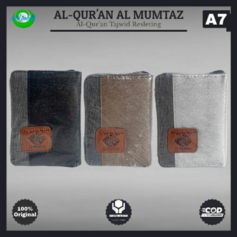 Al-qur'an mumtaz saku a7.alquran saku mumtaz resleting
