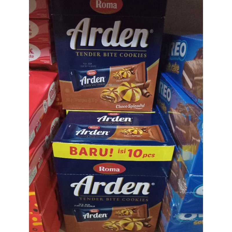 

SNACK ARDEN COKLAT DARI ROMA 1 BOX ISI 10PCS X 30G