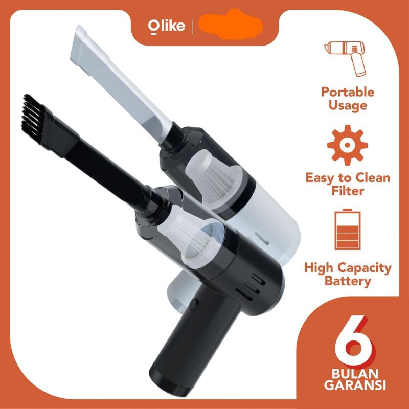 OLIKE VACUUM CLEANER WIRELESS MINI PORTABLE PENGHISAP DEBU ( KHUSUS BATAM )