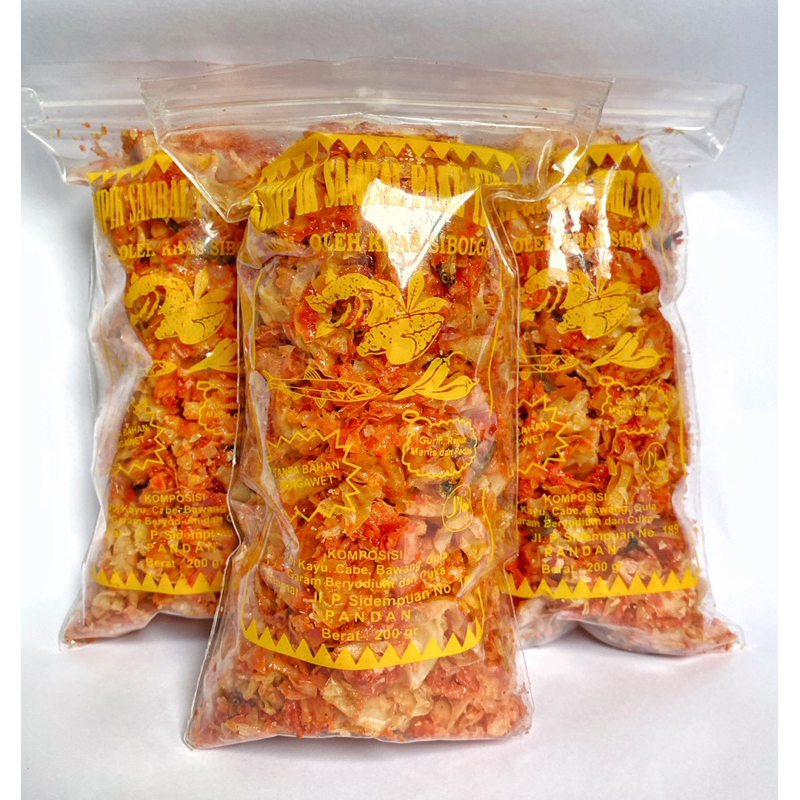 

Keripik Sambal Teri Khas Sibolga 200gr & 100gr