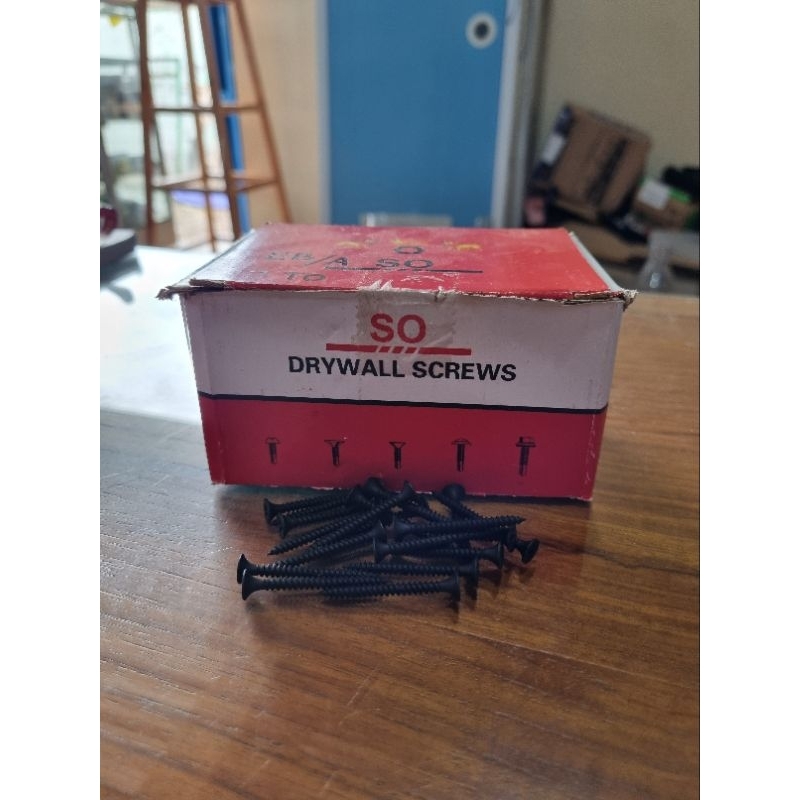 Skrup gipsum hitam SO 6 x 1" / skrup gipsum / drywall screw