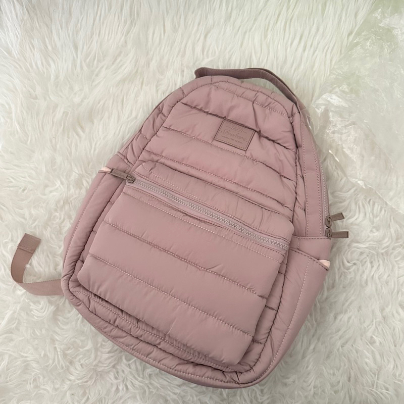 NEW Skechers Lilac Lavender Medium Backpack Puff Tas Ransel Sekolah Travelling Wanita