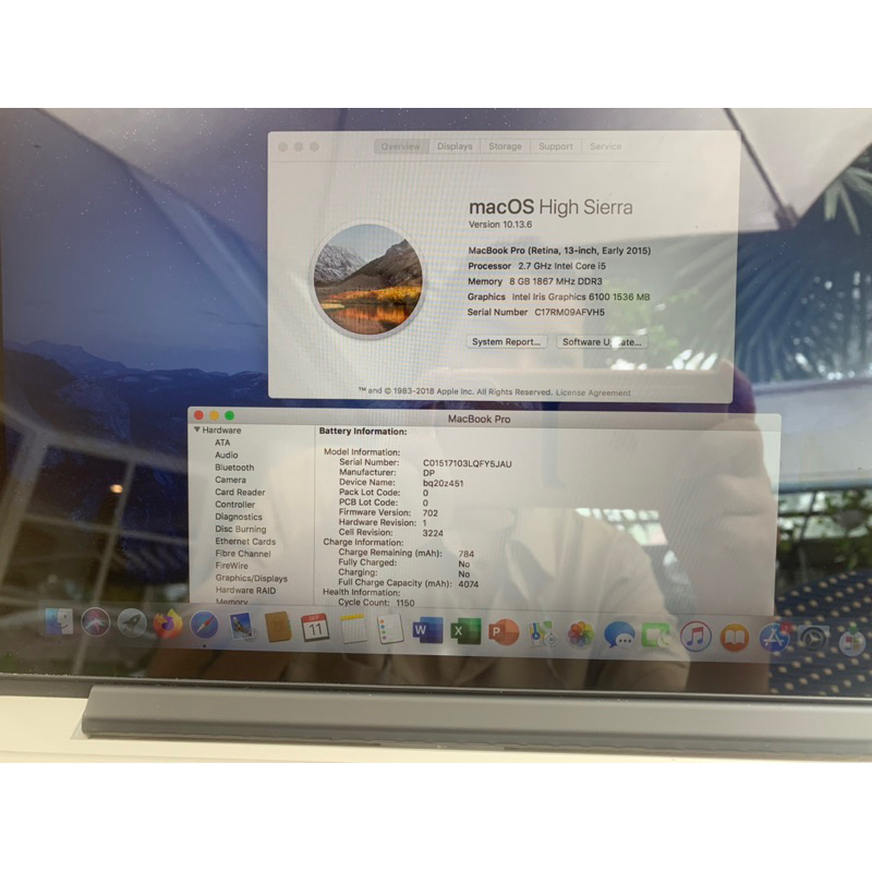 Macbook A1502 Core i5