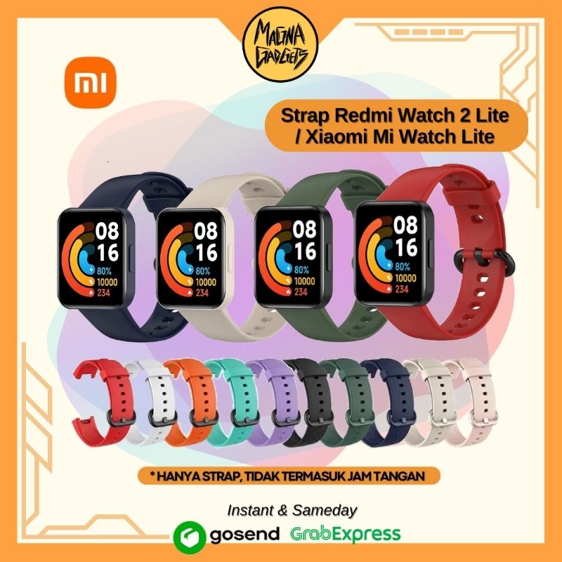 Silikon Rubber Strap Redmi Watch 2 Lite / Xiaomi Mi Watch Lite