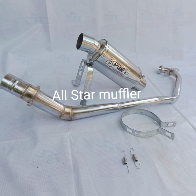 knalpot racing PDK oval satria fu satria 150 jupiter mx