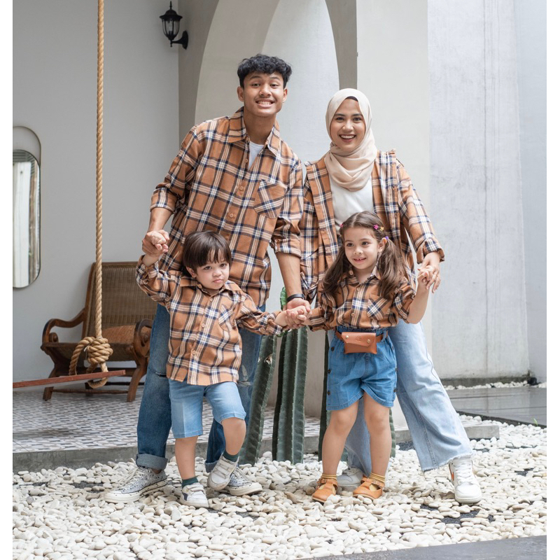 DEWASA KEMEJA COUPLE - Promo 10.10 Kemeja Flanel Impor  kotak kotak Murah Cewe Cowo Busui unisex