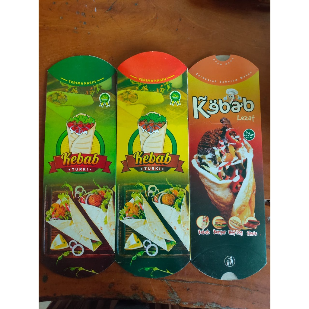 

Dus / Kemasan Kebab Jumbo/Besar isi 50pcs+tarikan