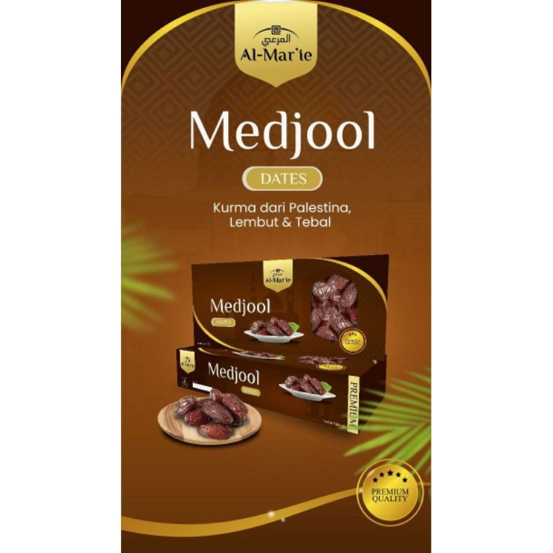 

Kurma medjool raja kurma kemasan al mar'ie 500g