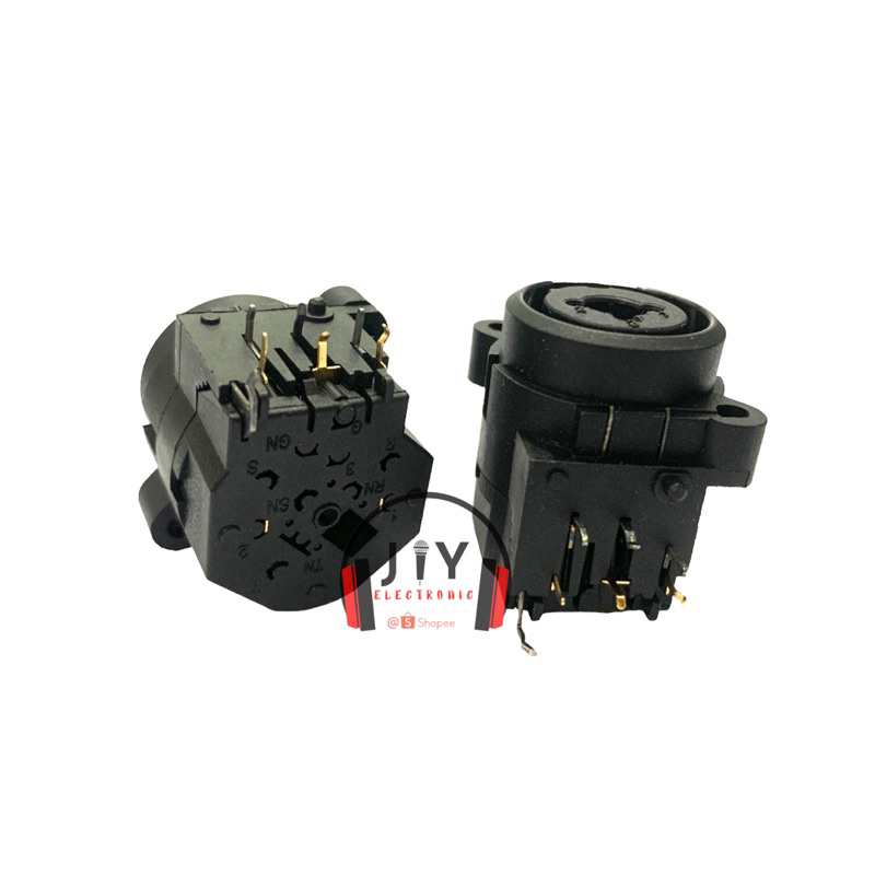 Soket Canon Multi XLR Female dan Akai Soket Combo Double Tembaga