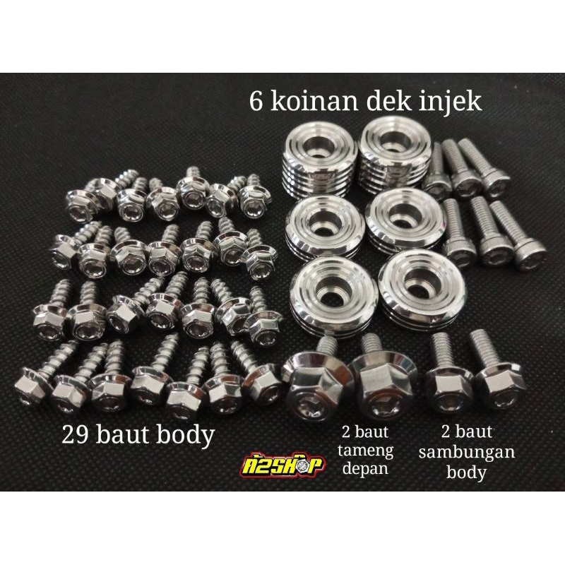 Probolt baut stenlis 2kunci body Mio sporty Mio smile full
