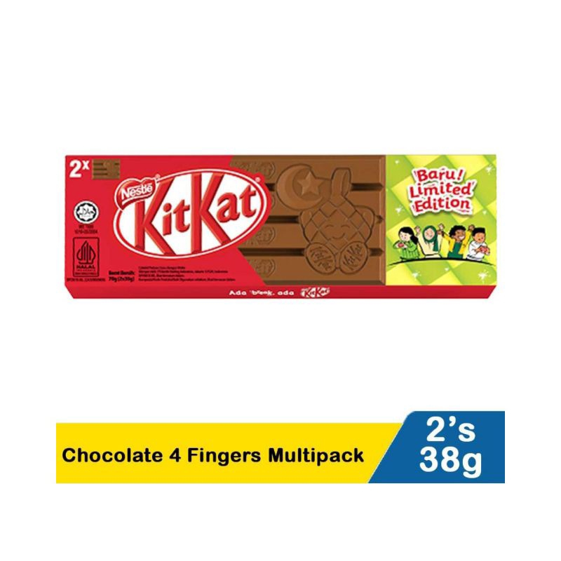 KITKAT Chocolate 4 fingers Multipack 2X38g