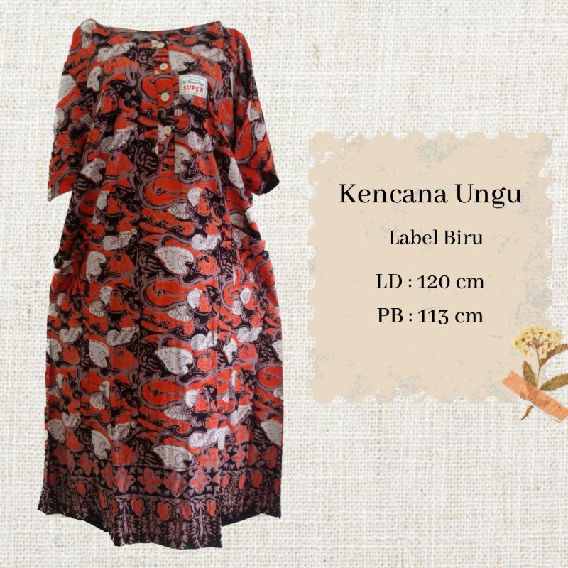 Daster Kencana Ungu // Kencana Ungu Original // Daster // Kencana Ungu Label Biru