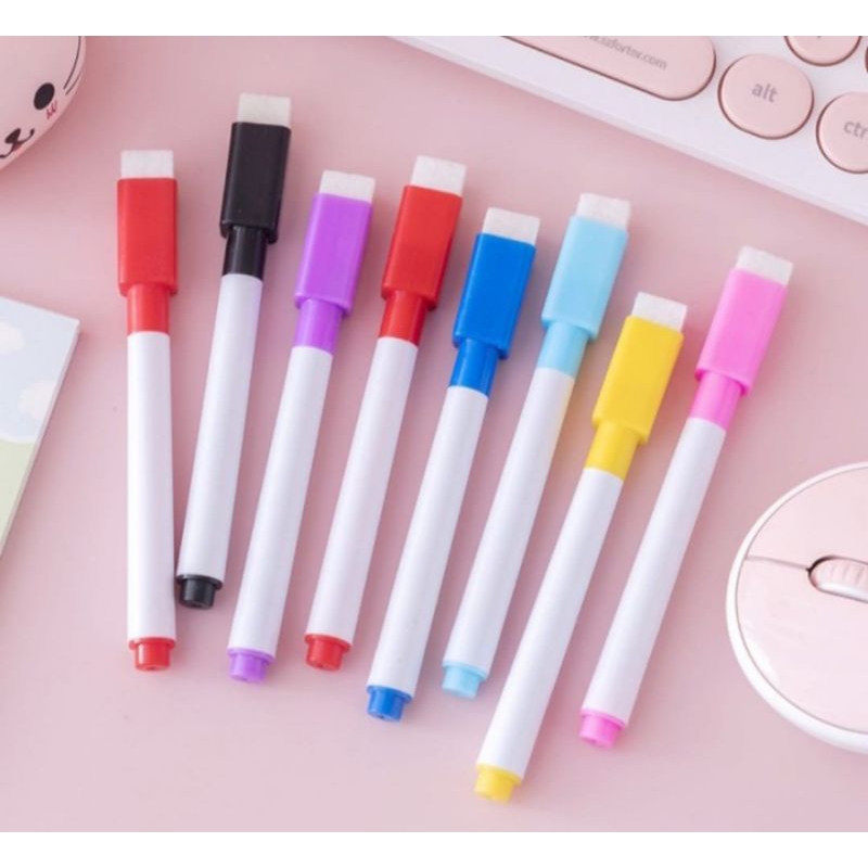 

Spidol Hapus Warna Warni isi 8 PCS