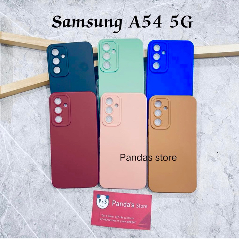 Softcase Pro Camera Samsung A54 5G Candy Case Full Color 3D Silikon TPU