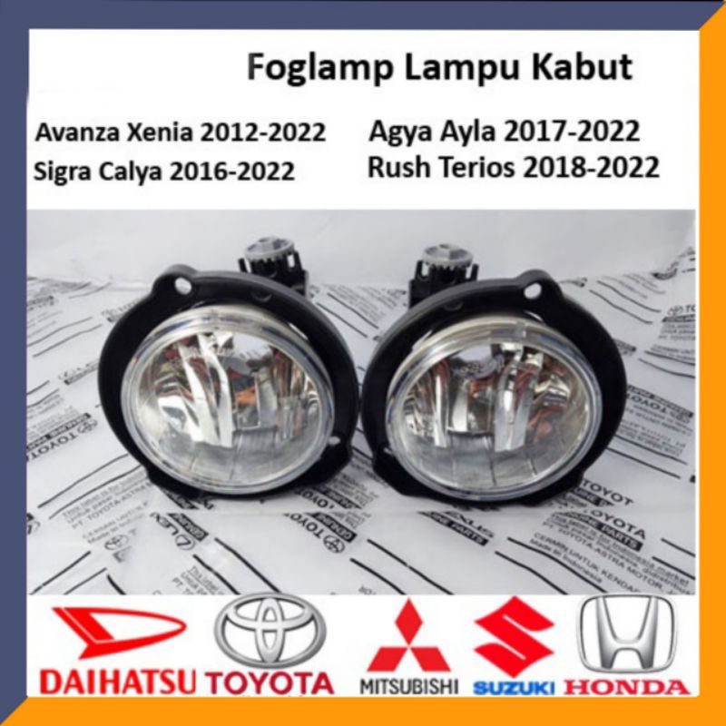 Poglamp Lampu Kabut Lampu Bamper Sigra Calya Avanza Xenia Agya Ayla Original Koito Kanan atau kiri