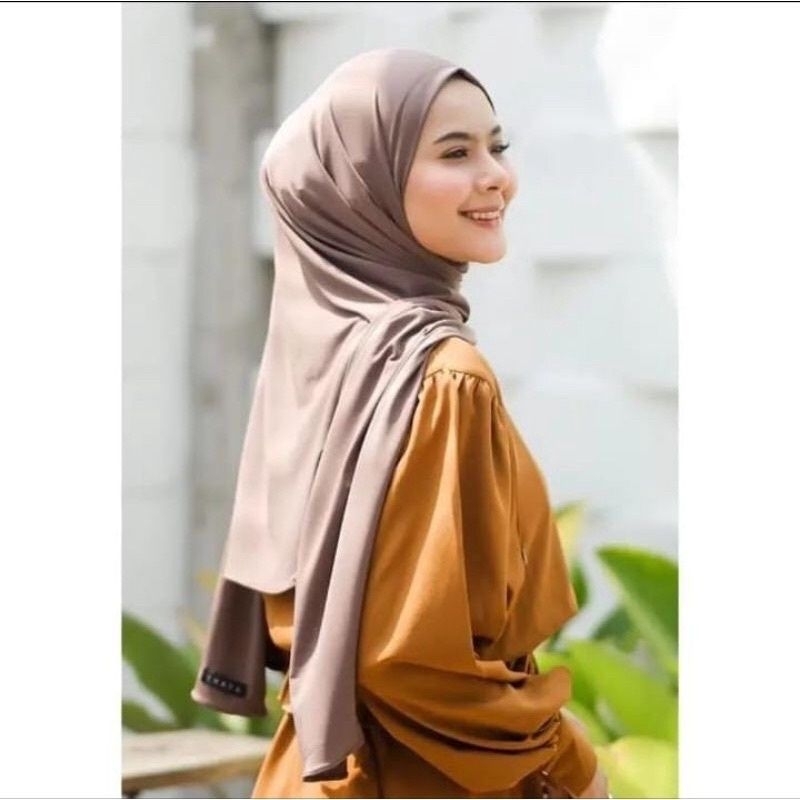 Pashmina oval jersey / Pashmina instan jersey / Pashmina instan oval jersey