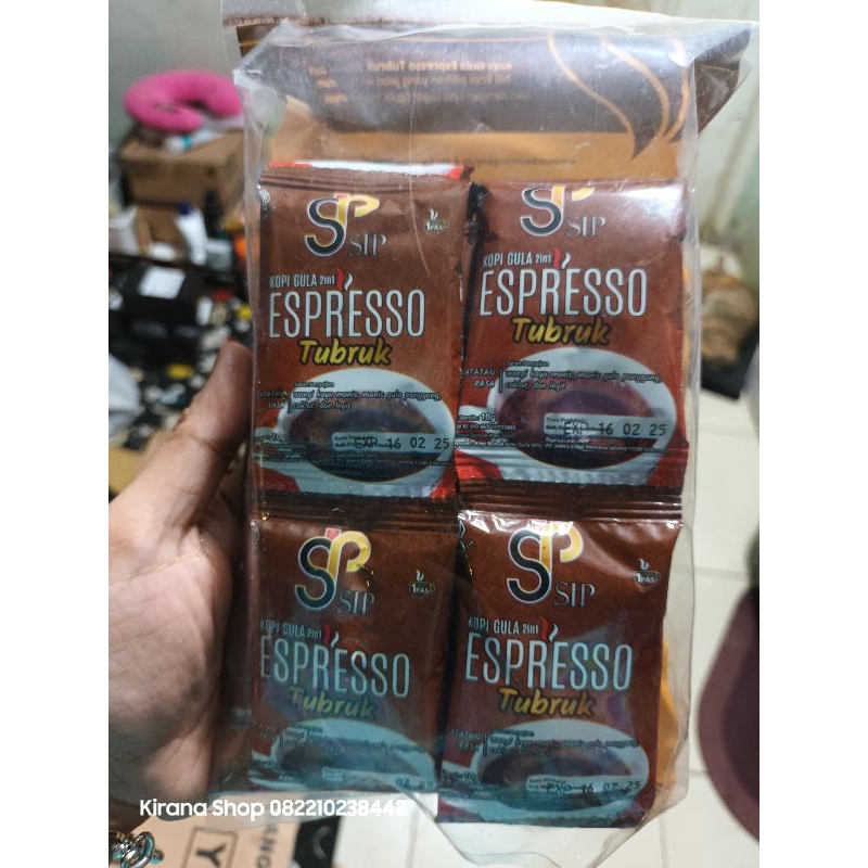 Espresso kopi gula 2in1 isi 20 sachet