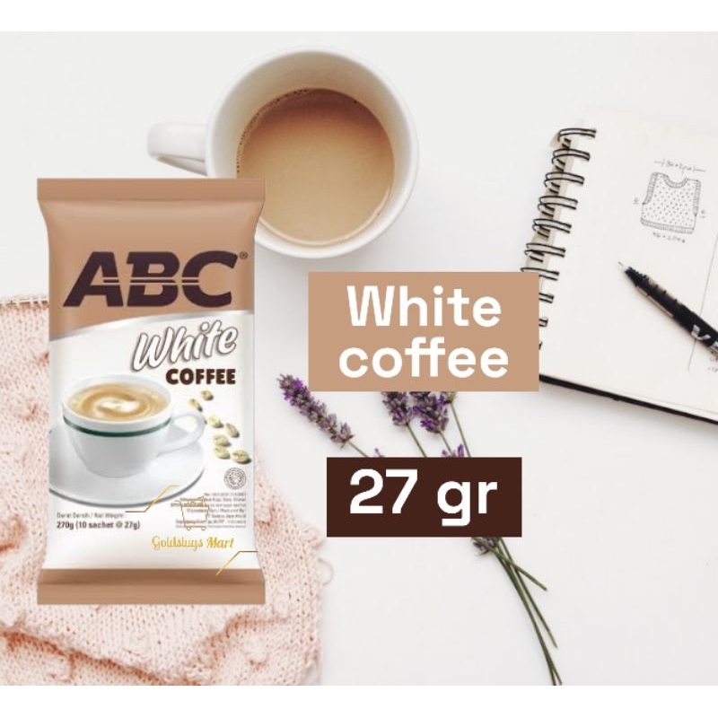 GS ABC White Coffee  Kopi Instan 3 in 1 27gr / Kopi Nikmat