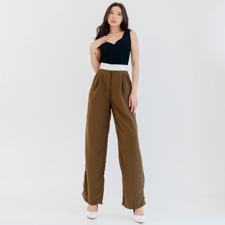 POTTIE - Gilian Cullotes Pants - Long Culottes High Waist