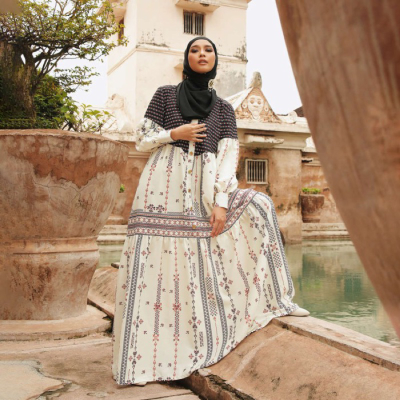 ZASKIA SUNGKAR RIMA DRESS IVORY