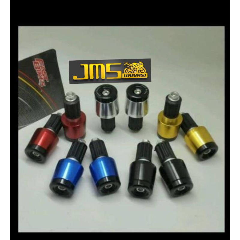 Jalu stang bandul stang tutup ujung stang cnc 014 semua motor universal nmax aerox pcx150p/160 lexi freego miom3 mio soulgt fazzio mxking rx-king vixion satria fu cbs ninja beat pop beat street beat deluxe