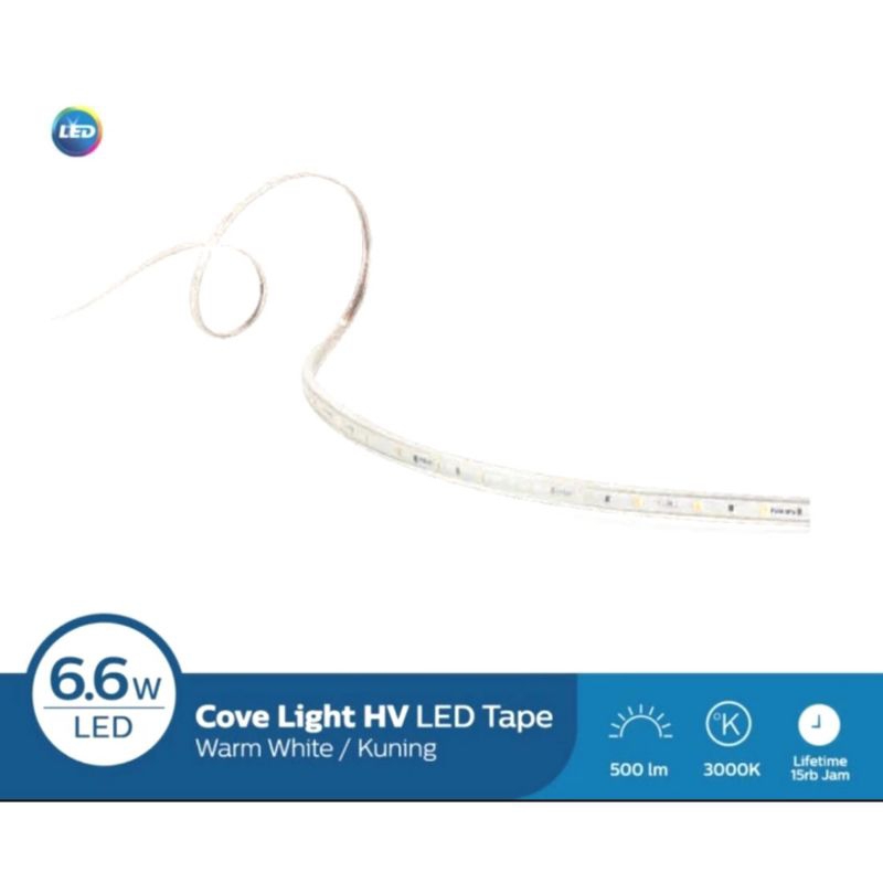 LED Strip/Selang PHILIPS DLI 31087 HV LEDtape 6.6W/M harga per 1 meter