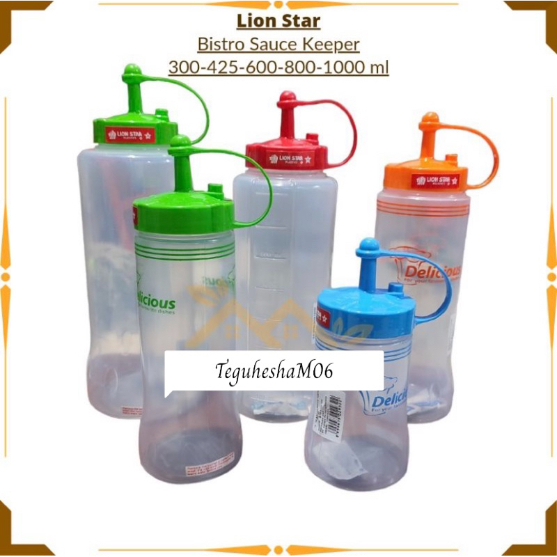 LION STAR - Botol Kecap 300-425-600-800-1000 ml Lion Star / Botol Kecap / Botol Saus