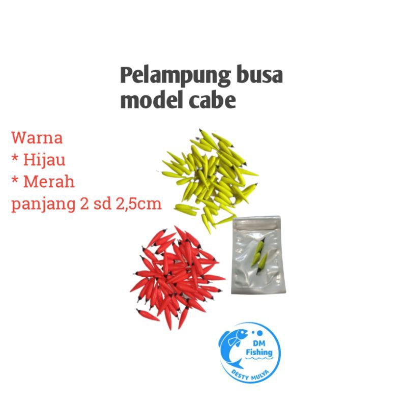 PELAMPUNG CABE ( 3 PCS)