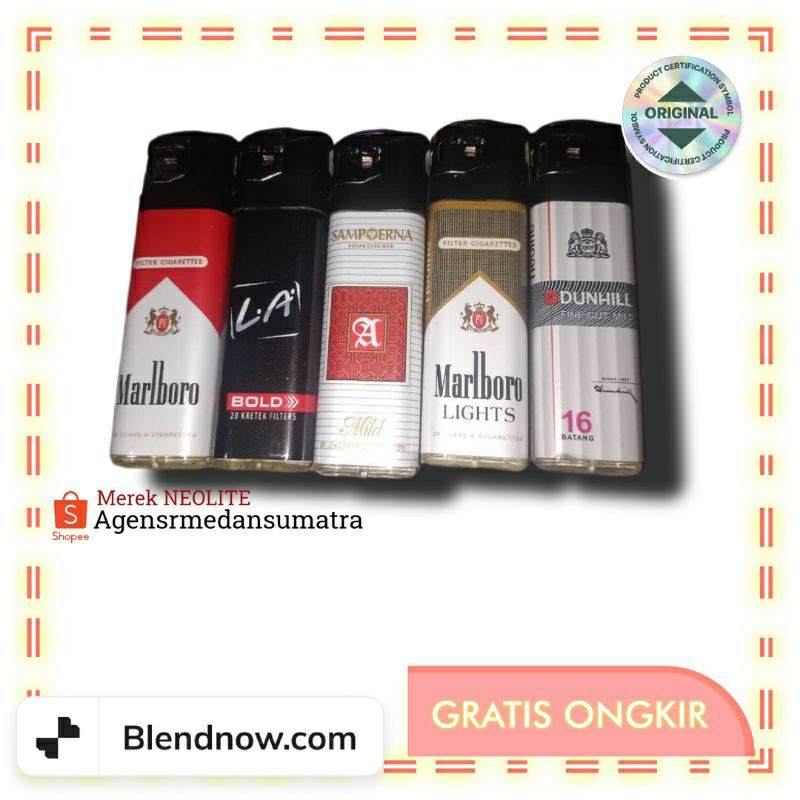 MANCIS Magnet SNI Berbagai Macam Motif Rokok Neolite Korek Api Pemantik Api Kompor