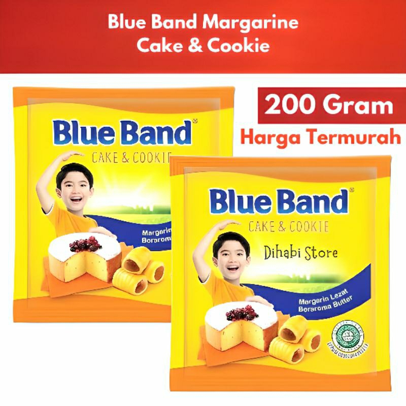 

Blue Band Cake & Cookie 200 Gram Butter Margarin Baking