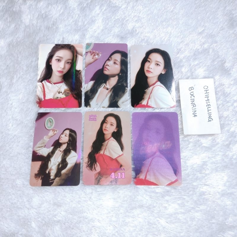 photocard karina season's greetings 2022 knpops hottracks yes24 withdrama 11st aespa