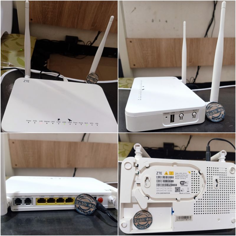 Modem GPON ZTE F609 F 609 V.3 Router N Wifi