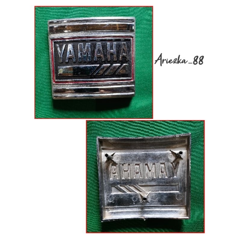 Emblem Depan Alfa/emblem panel depan yamaha alfa/logo alfa depan