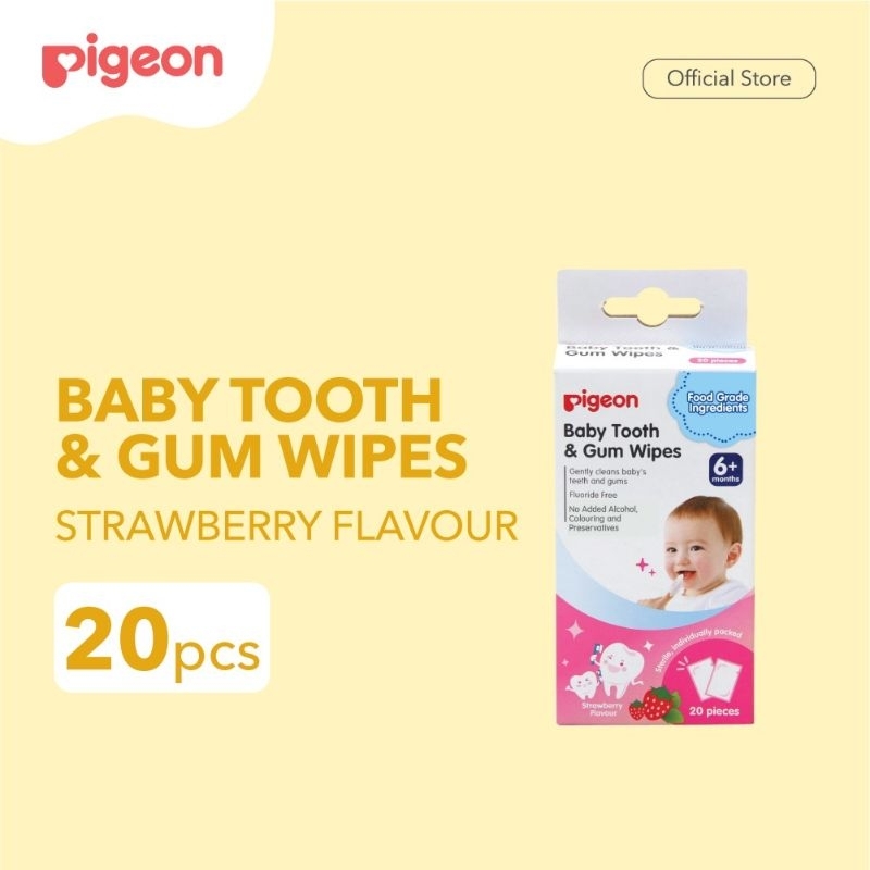 Pigeon Tooth &amp; Gum wipes/Kassa Membersihkan Gusi dan Gigi