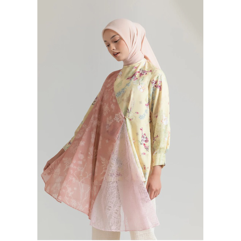 Sikara Tunic Lemon Peach - Ria Miranda