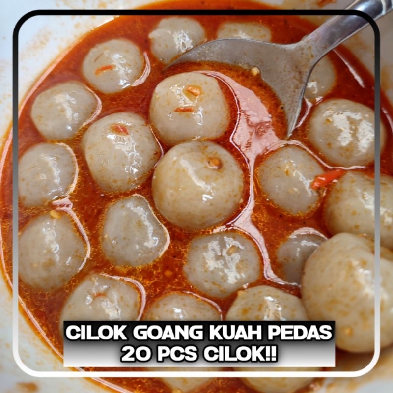 CILOK GOANG KUAH PEDAS 20 PCS CILOK TERMURAH