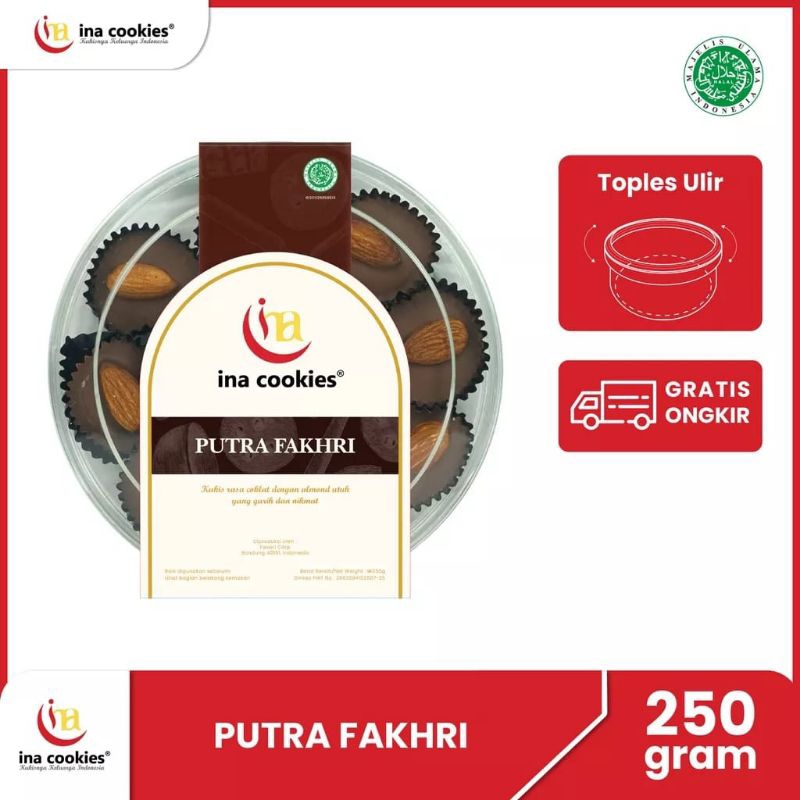 

Ina Cookies Reguler New Putra Fakhri Inacookies Belgian Choco Almond