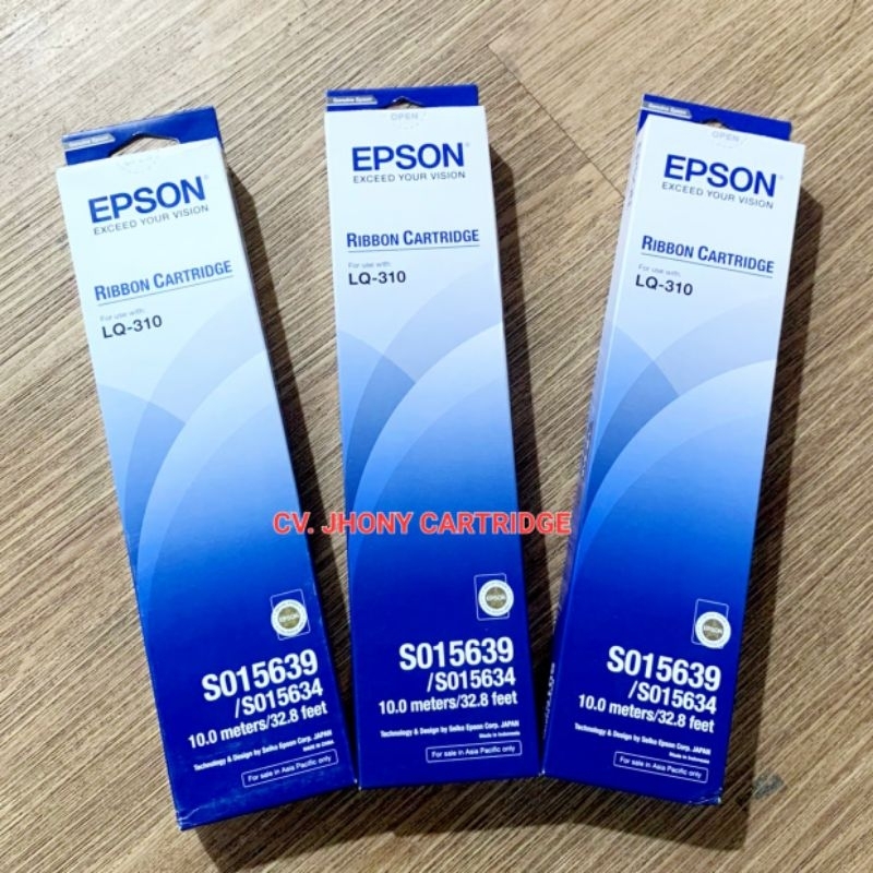 Epson Pita Dot Matrix Ribbon Cartridge LQ310 LQ-310 Original Asli Genuine