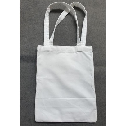 Totebag Polos Kanvas Putih Ukuran 30 x 40 Cm Tas Tote Godie Goodie Bag Goodiebag Jinjing Tenteng Resleting Untuk Sekolah Kuliah Pria Wanita