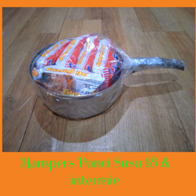 Hampers Panci Susu Mie instan Paket Bingkisan Panci dan Mie Instan
